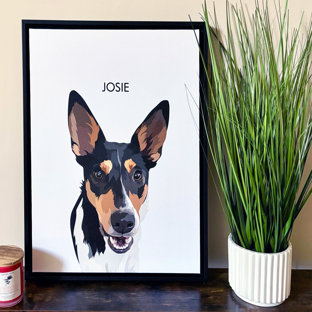 Custom Three Pet Portrait