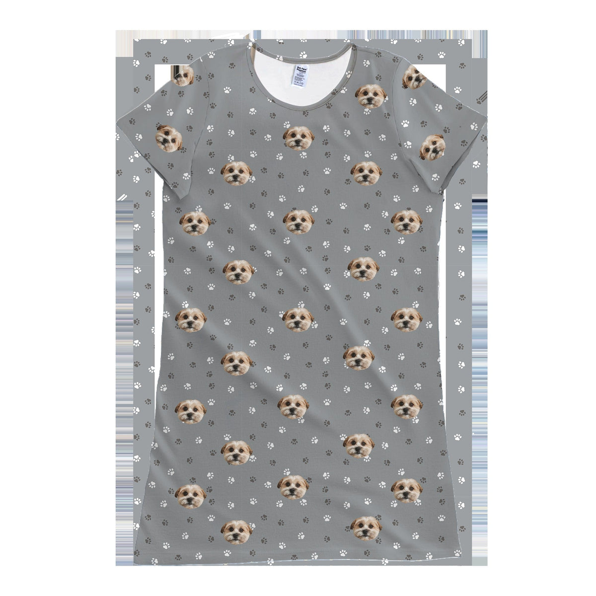 Kids Custom Pet Face Nightgowns