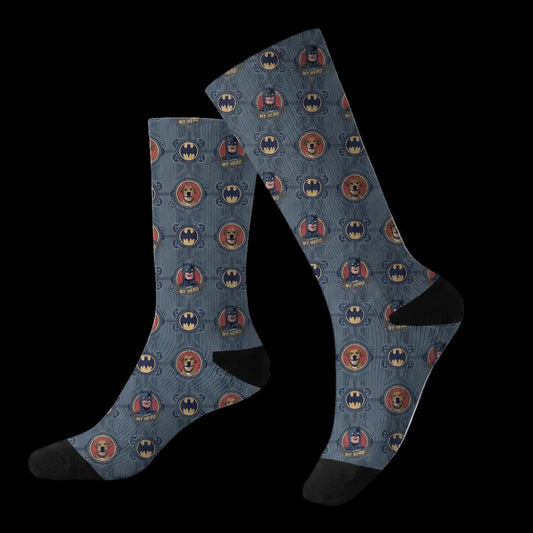Batman Socks with Your Pet's Face