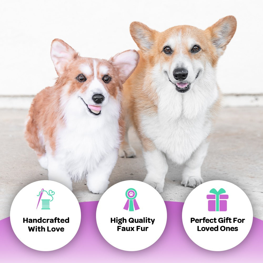 Custom Corgi Plush Cuddle Clone