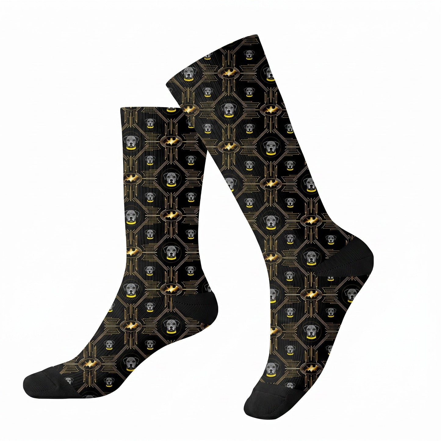 Batman Socks with Your Pet's Face