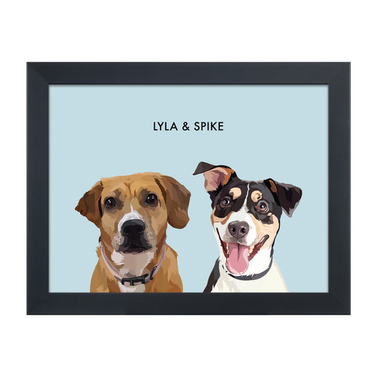 Custom Portrait for Two Pets