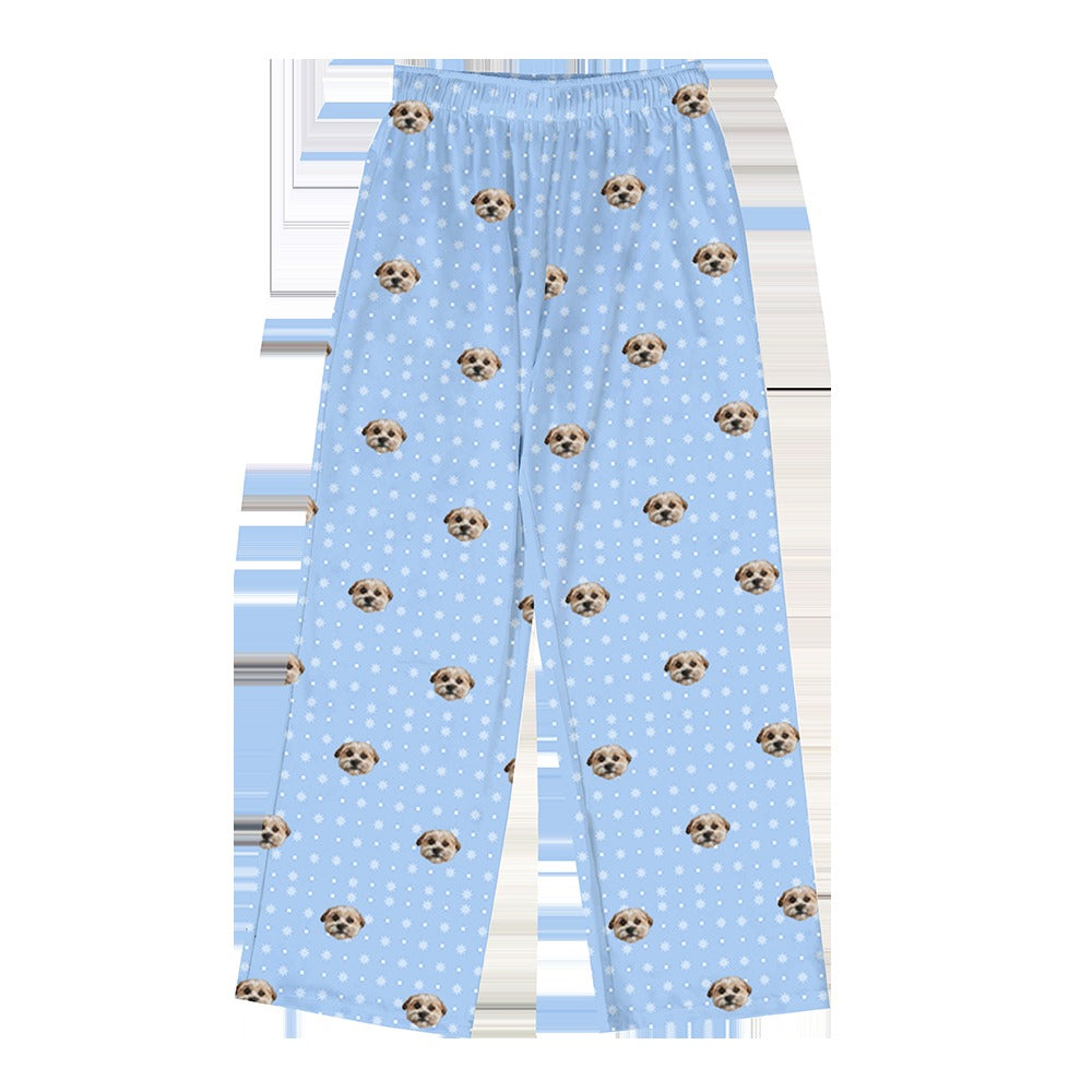Kids Custom Pet Face Pajama Pants