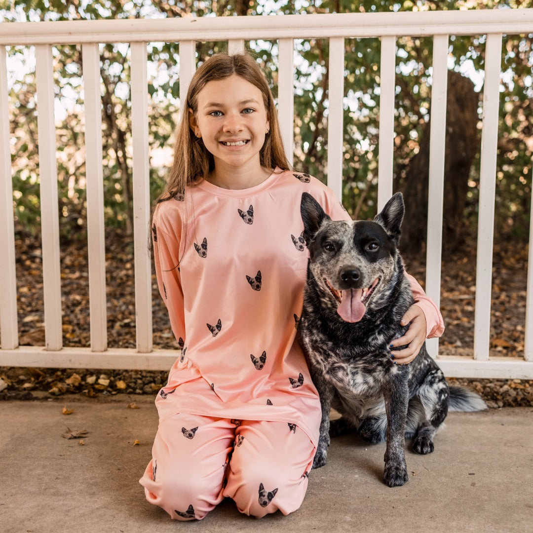Adult Custom Pet Face Jogger Pajamas