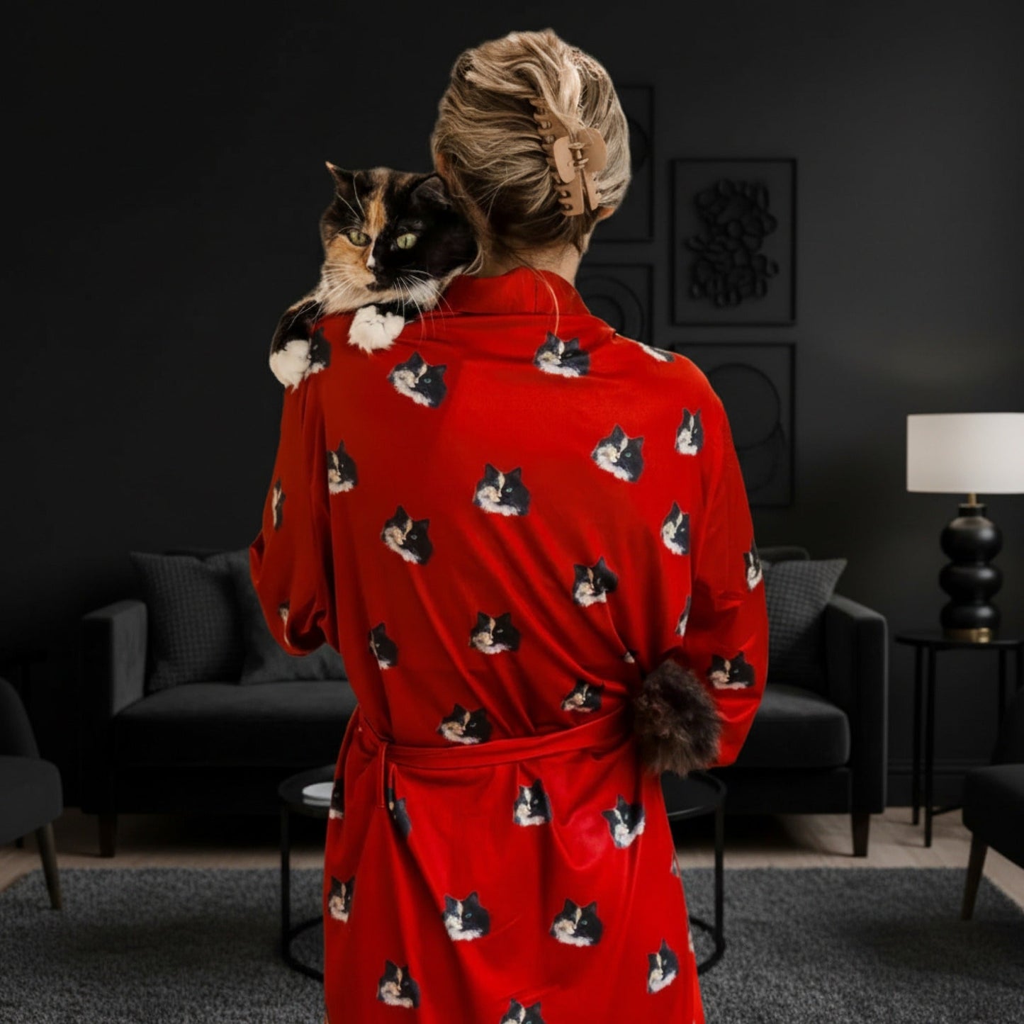 Adult Custom Pet Face Robes