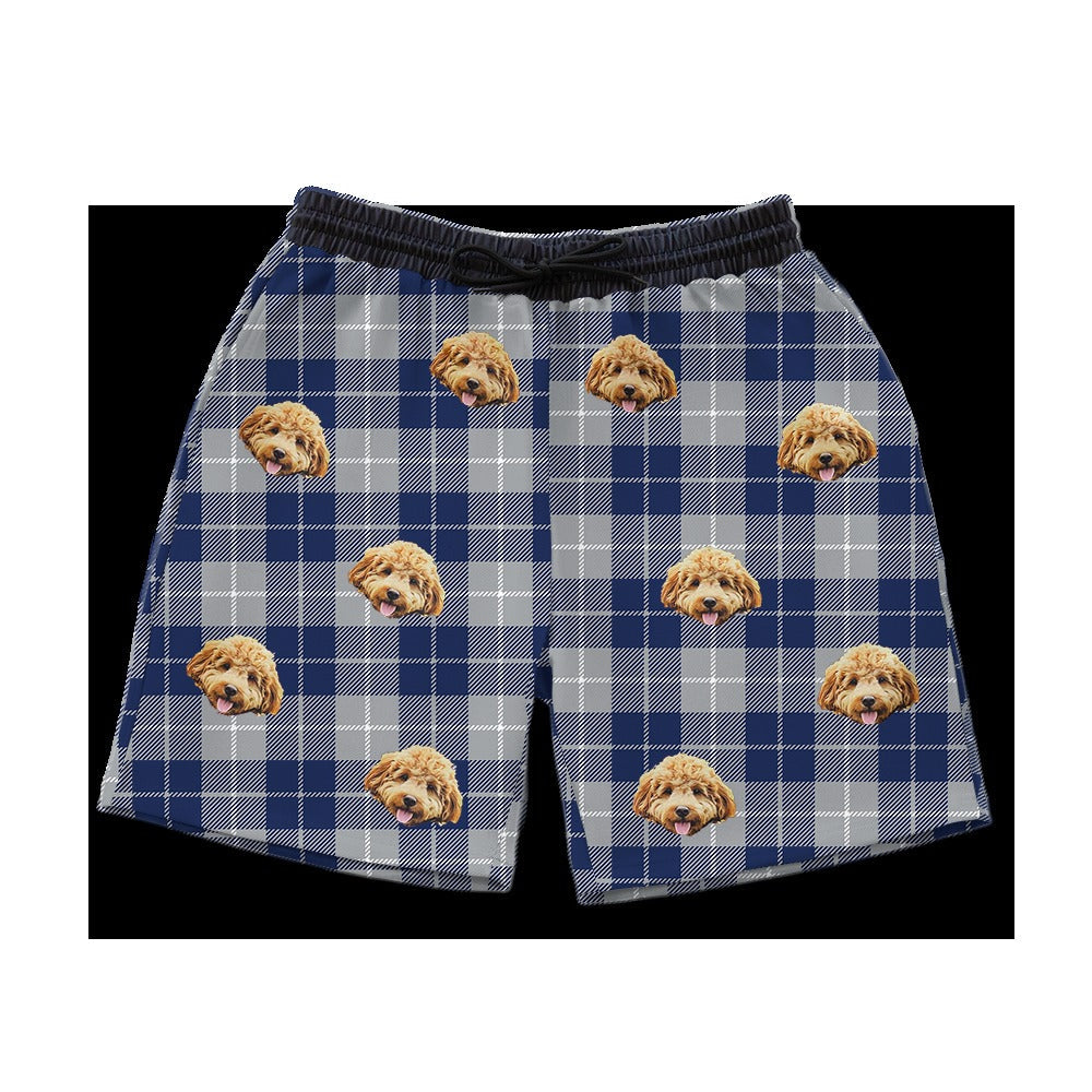 Custom Pet Face Sweatshorts
