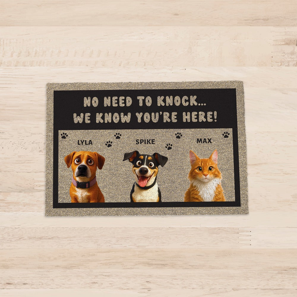 Custom Pet Face Doormat