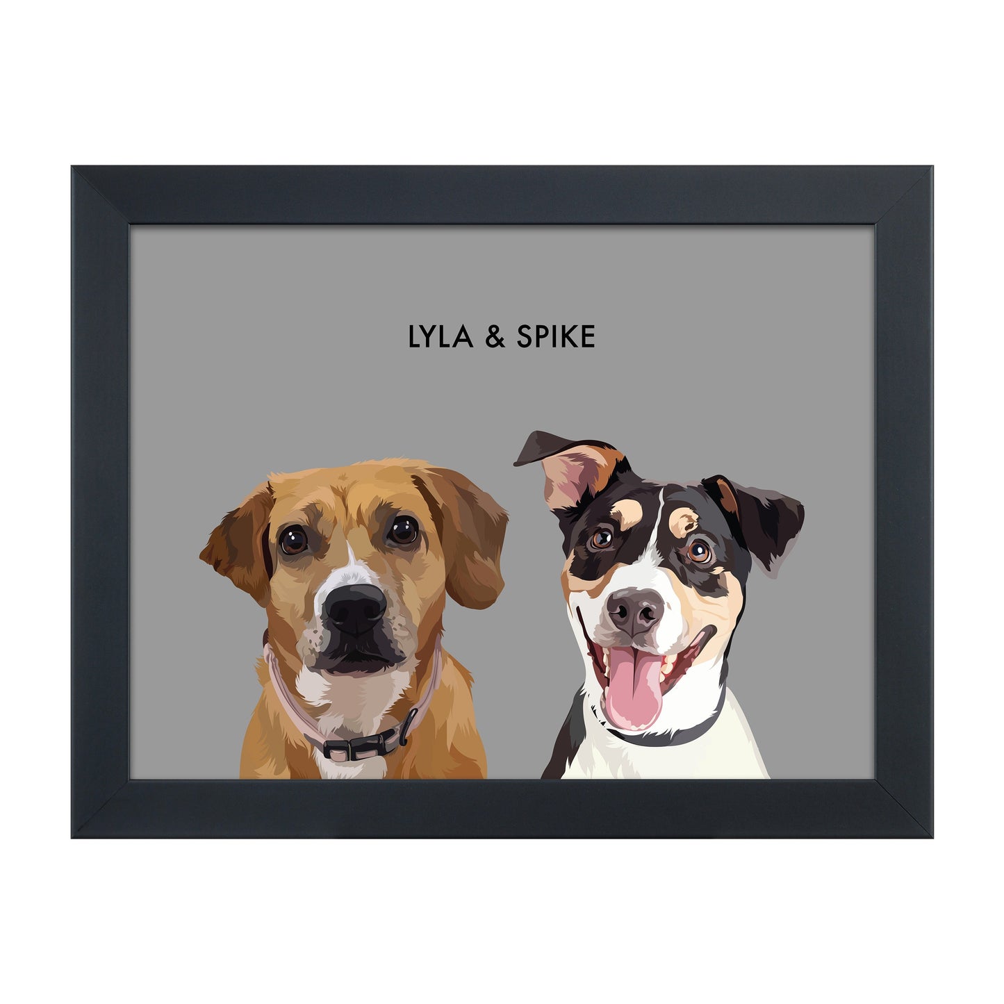 Custom Portrait for Two Pets