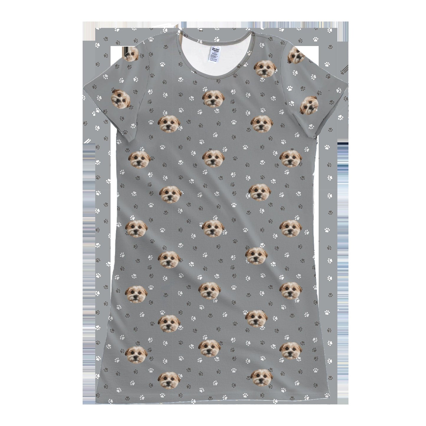 Adult Custom Pet Face Nightgowns