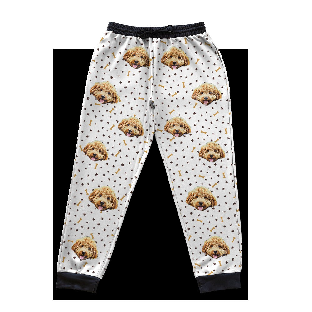 Men's Custom Pet Face Sweats