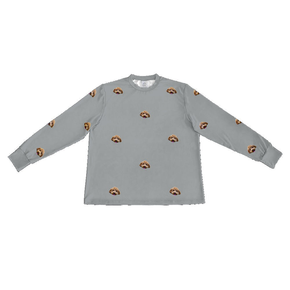 Kids Custom Pet Face Jogger Pajamas